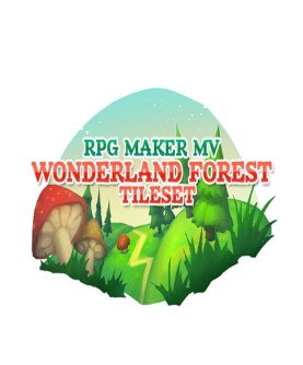 RPG Maker MV - Wonderland Forest Tileset DLC English Language Only Steam Key EUROPE